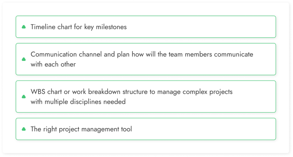 how to make a project plan