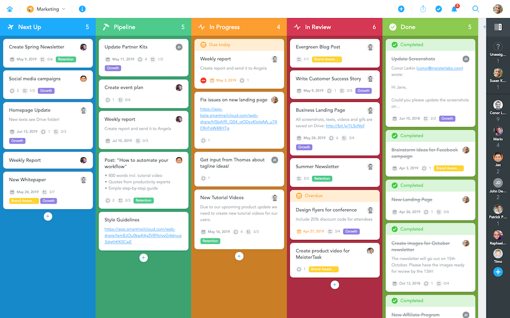 Trello vs Meistertask: Compare project management software