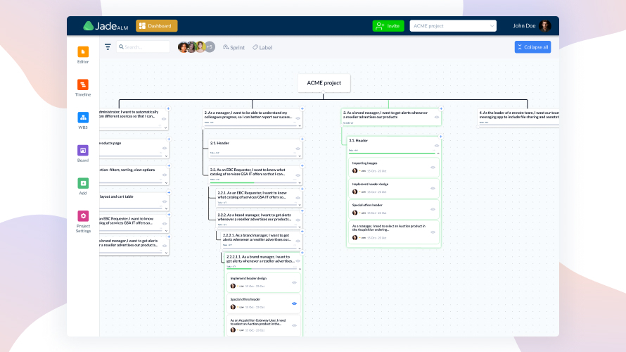 free project management tools JadeALM